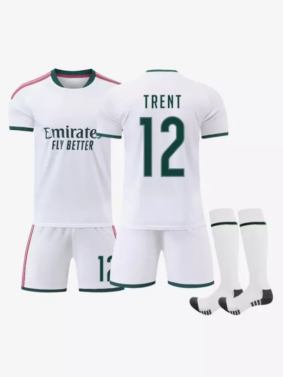 26/27 N° 7 Viní. Jr N° 10 Mbappé N° 5 Bellingham Ensemble 3 pièces Maillot domicile du club de football pour adultes et enfants