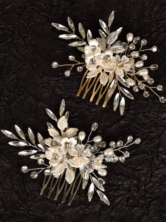 Accessoires de coiffure de mariée en métal