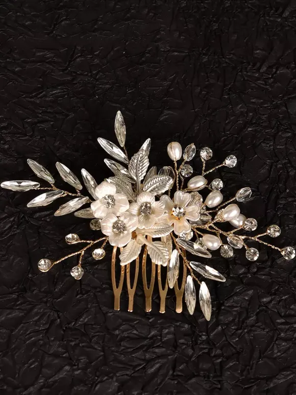 Accessoires de coiffure de mariée en métal