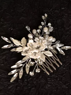 Accessoires de coiffure de mariée en métal