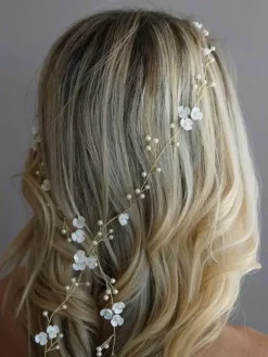 Accessoires de coiffure de mariage en métal