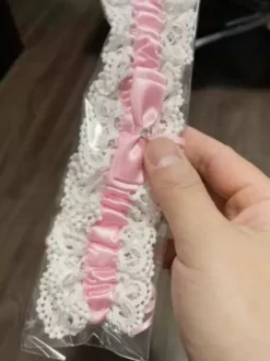 Accessoires De Mariée Jarretières De Mariage Dentelle N艙ud Pour Femmes