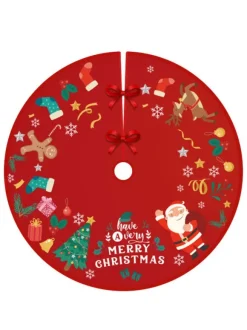 Accessoires de sapin de Noël Fibre de polyester Motif à carreaux noirs Accessoires de Noël