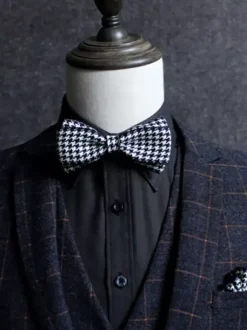 Accessoires Homme Classique Polyester Jacquard Bleu