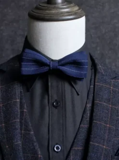 Accessoires Homme Classique Polyester Jacquard Bleu