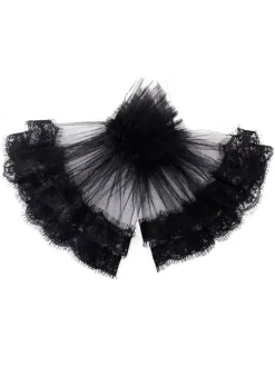 Accessoires Lolita Gothique Dentelle Noire Transparente