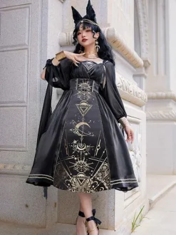 Accessoires Lolita Or Noir Accessoire Divers