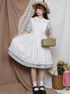 Accessoires Sweet Lolita Tablier à volants blancs Divers