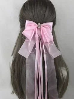 Accessoires Sweet Lolita N艙uds roses Coiffes Divers