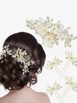 Accessoires de cheveux de mariée de mariage