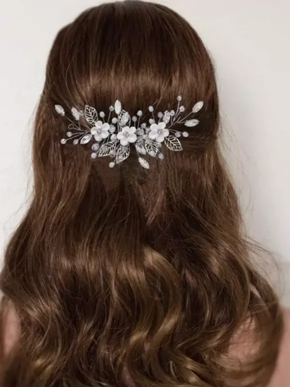 Accessoires de coiffure en métal pour la mariée