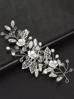 Accessoires de coiffure en métal pour la mariée