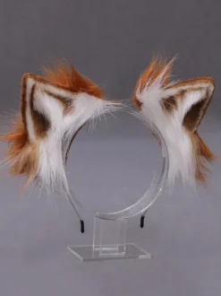 Accessoires douce Lolita coiffure Lolita décontracté quotidien avec oreilles de renard noir