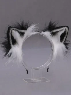 Accessoires douce Lolita coiffure Lolita décontracté quotidien avec oreilles de renard noir