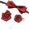 Accessoires Homme Classique Polyester Jacquard Rouge