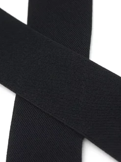 Accessoires Homme Détails Métalliques Classiques Polyester Métallisé Pull Out Noir
