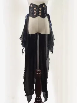 Accessoires Lolita Gothique Dentelle Noire Jacquard Divers