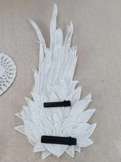 Accessoires Sweet Lolita Couvre-chef en fibre de polyester blanc Divers