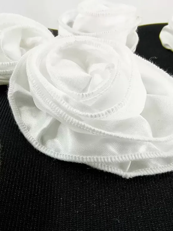 Avec robe de cocktail moderne longueur cheville robe de bal col en V fleurs polyester