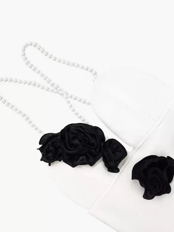 Avec robe de cocktail moderne longueur cheville robe de bal col en V fleurs polyester