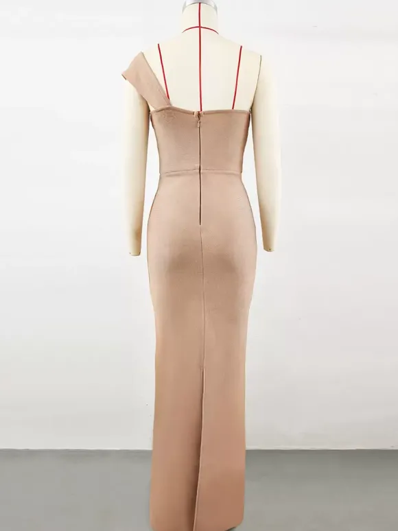 Avec robe de cocktail robe de bal moderne longueur au sol col en V fleurs polyester