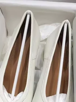 Ballerines noires pour femmes ballerines plates à n艙ud décoratif sur les orteils