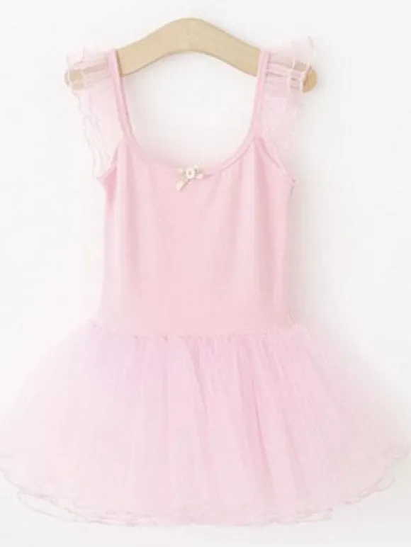Ballet Dance Costumes Lilas sans manches Slim Fit Ballerina Tutu Robes pour enfants Déguisements Halloween