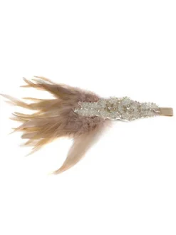 Bandeau Flapper 1920s Costume The Great Gatsby Plume Champagne Coiffes Accessoires Charleston Robe Costume Vintage Femmes Déguisements Halloween