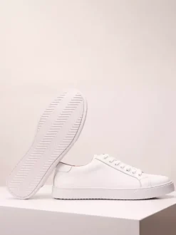 Baskets à lacets et bout rond pour homme chaussures de randonnée plates