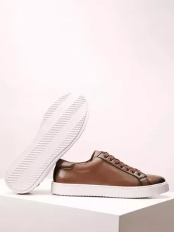 Baskets à lacets et bout rond pour homme chaussures de randonnée plates