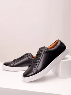 Baskets à lacets et bout rond pour homme chaussures de randonnée plates