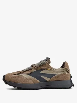 Baskets confortables en cuir à bout pointu pour hommes chaussures de sport
