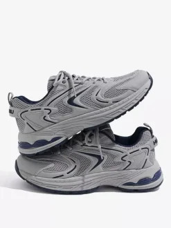 Baskets en maille pour hommes chaussures de marche légères et respirantes semelle épaisse antidérapantes décontractées