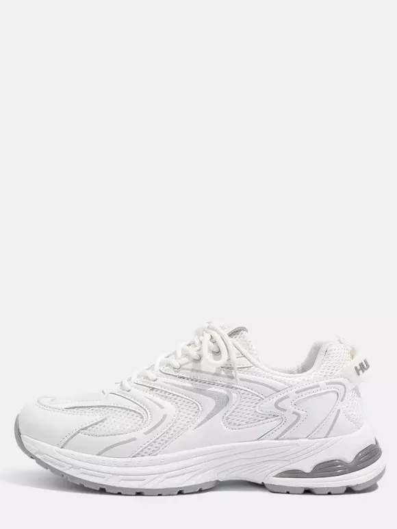 Baskets en maille pour hommes chaussures de marche légères et respirantes semelle épaisse antidérapantes décontractées