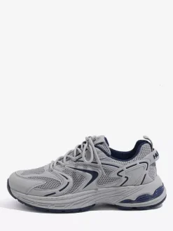 Baskets en maille pour hommes chaussures de marche légères et respirantes semelle épaisse antidérapantes décontractées