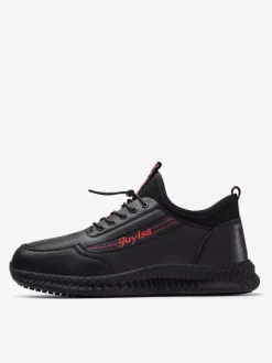 Baskets pour hommes chaussures de course à semelle épaisse légères respirantes et imperméables