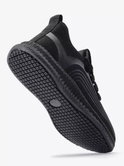 Baskets en maille pour hommes chaussures de course à plateforme à bout rond légères et respirantes haut de gamme