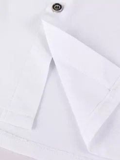Blanc Vintage Haut Rétro Dentelle Volants Imprimé Fleuri Manches Longues Chemise Rétro Costumes Pour Homme