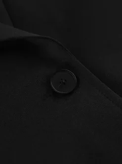 Blazer à bordure en dentelle et fermeture à un bouton pour femme 2026