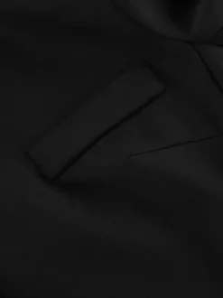 Blazer à bordure en dentelle et fermeture à un bouton pour femme 2026