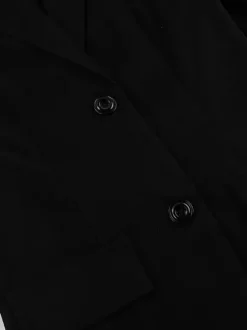 Blazer femme coupe sablier orné de dentelle - Veste de tailleur slim à manches évasées - Tenues chics streetwear et formelles 2026