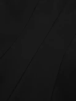 Blazer péplum vintage pour femme - Veste cintrée à manches bouffantes et col montant - Vêtement d'extérieur chic pour les fêtes de printemps 2026