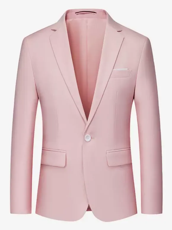 Blazers Vestes Costumes Décontractés Hommes Formel Bleu Vert Foncé De Qualité