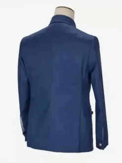 Blazers Vestes Costumes Décontractés Hommes Bleu Marine Foncé Décontractés