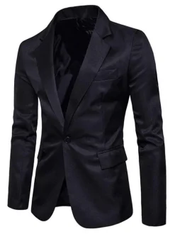 Blazers & Vestes Hommes Casual Costumes Casual Casual Kaki Jolie costumes décontractés