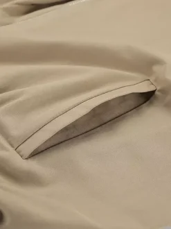 Blouson bomber léger kaki pour femme - Vêtement d'extérieur minimaliste à col zippé - Style streetwear décontracté chic et discret pour le printemps 2026