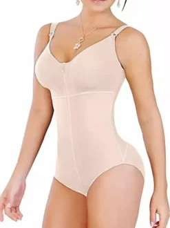 Body Full Shaper Zipper Amélioration Slim Body Femmes Shapewear