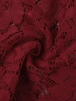 Body en dentelle transparente pour femme - Haut de justaucorps sexy à manches longues et coupe ajustée - Soirée printanière 2026