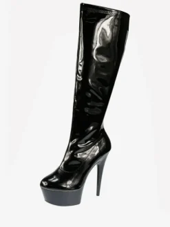 Bottes à bout rond en Synthétique