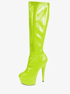 Bottes à bout rond en Synthétique